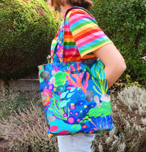 Load image into Gallery viewer, Reef Rainbow Tote Bag. Kasey Rainbow Design.
