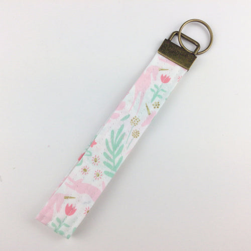 Pastel Unicorn Key Fob. - Kashzale Cosmetic Bags