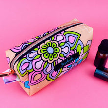 Load image into Gallery viewer, Mandala Magnifica Peach  Essential Oil Bag, Ten Bottle Bag. Exclusive Design.
